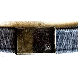 Men's PENGUIN Gray Canvas Ratchet Belt Golf Fishing Hiking Gorpcore Casual Belt